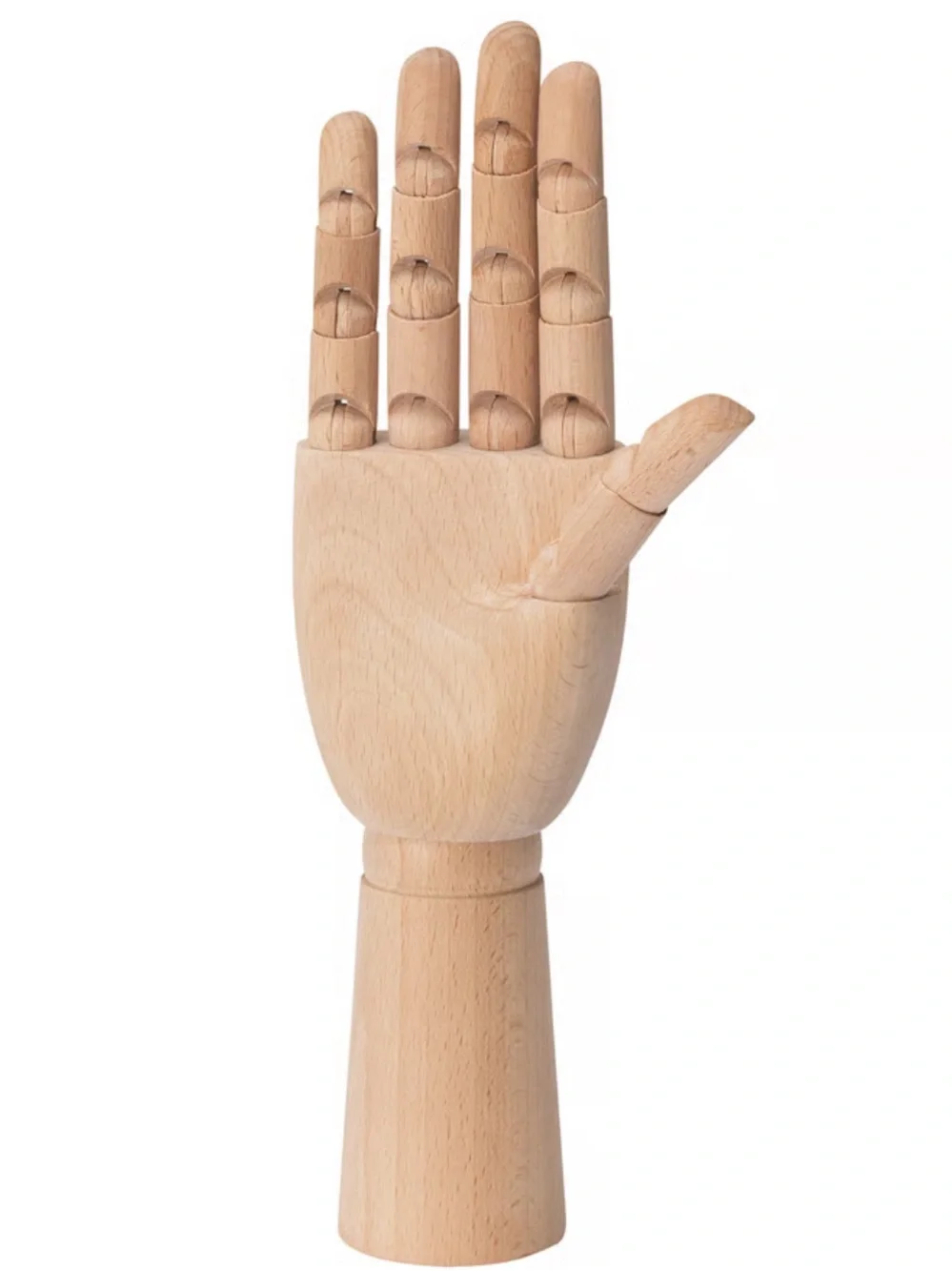 IKEA HANDSKALAD natural Wooden Artist Mannequin Hand Home Accent beech new